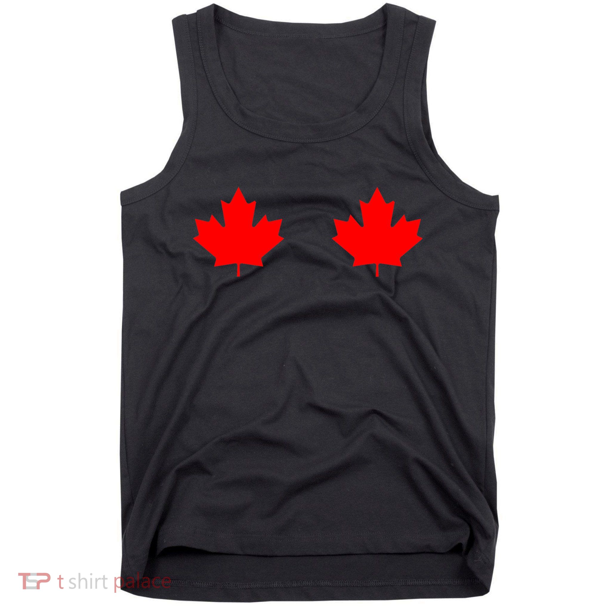 Maple Leaf Canada Day Canadian Flag Tank Top
