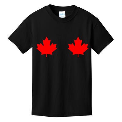 Maple Leaf Canada Day Canadian Flag Kids T-Shirt