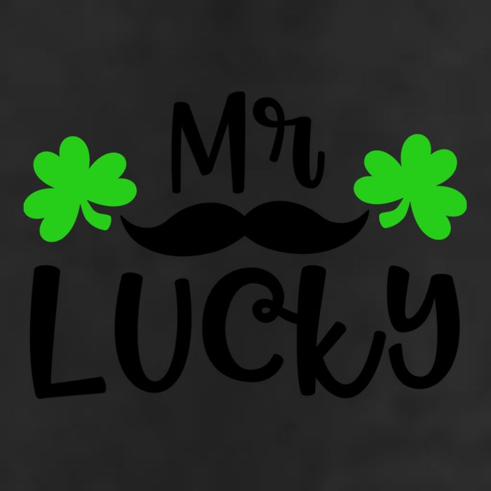 Mr Lucky Cute Gift 7 Panel Mesh Trucker Snapback Hat