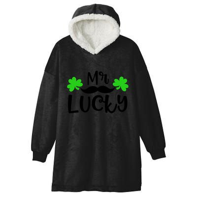Mr Lucky Cute Gift Hooded Wearable Blanket