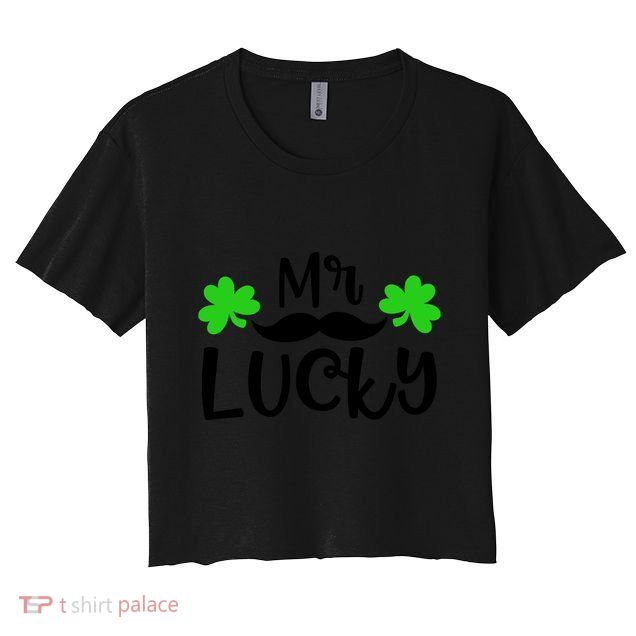 Mr Lucky Cute Gift Crop Top