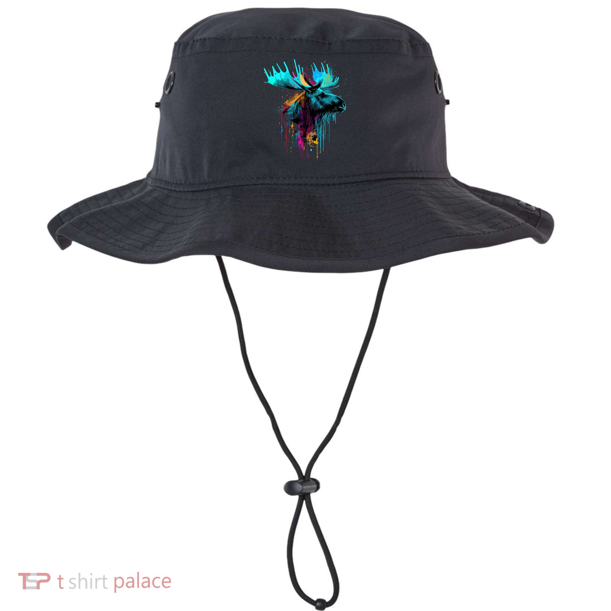 Moose Lovers Colorful Pop Art Beautiful Moose Bucket Hat