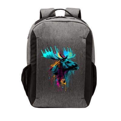 Moose Lovers Colorful Pop Art Beautiful Moose Vector Backpack