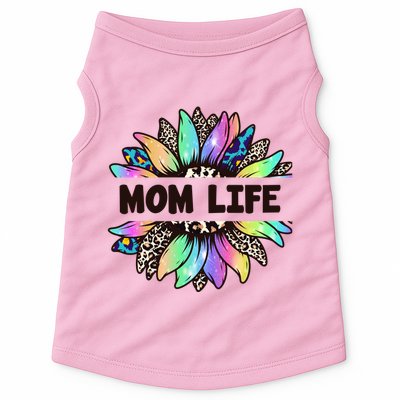 Mom Life Colorful Sunflower Doggie Tank