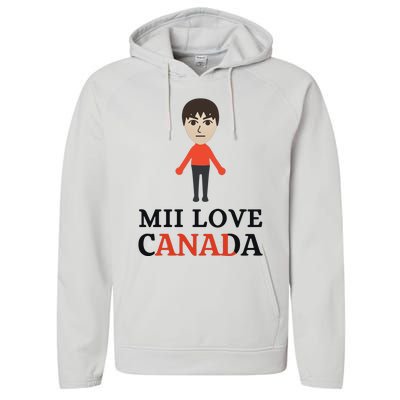 Mii Love Canada Performance Fleece Hoodie