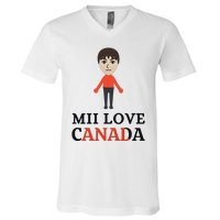 Mii Love Canada V-Neck T-Shirt