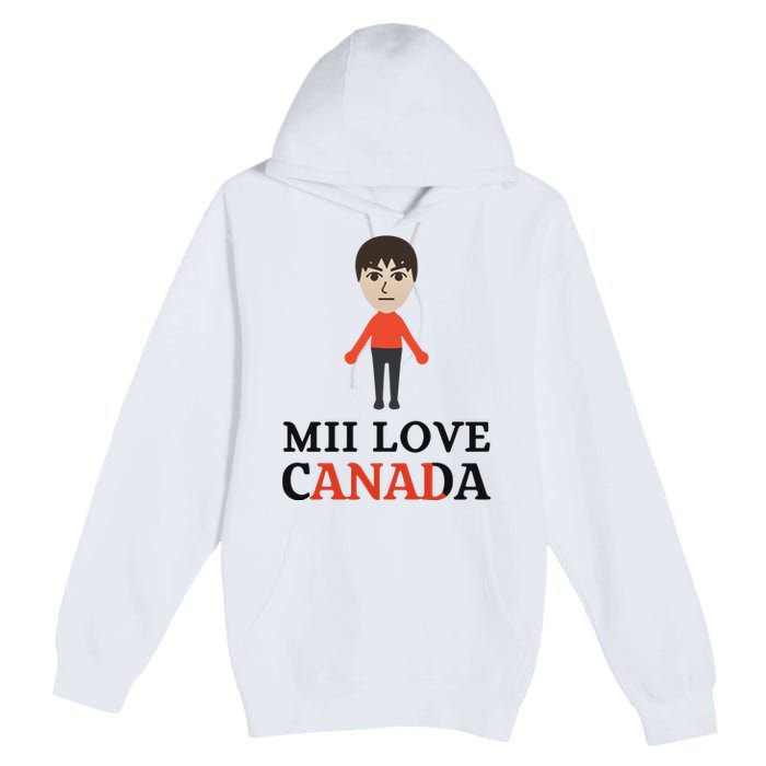 Mii Love Canada Premium Pullover Hoodie