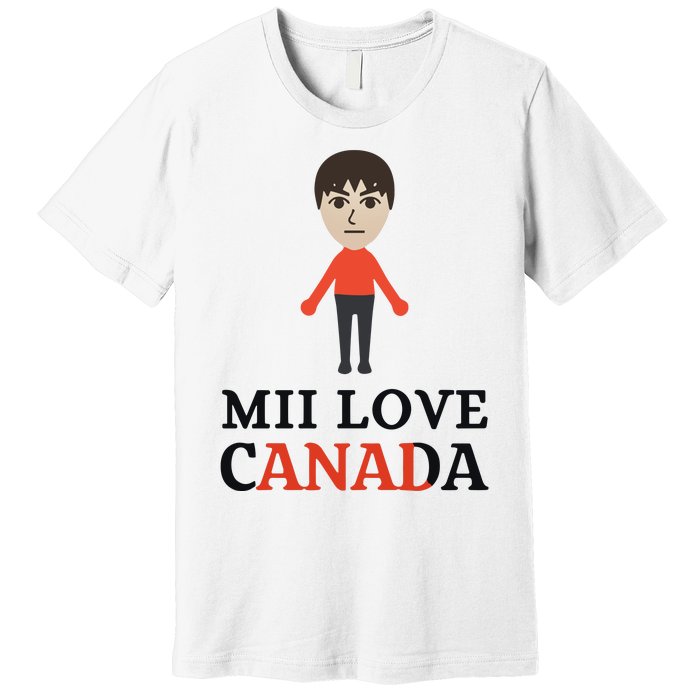 Mii Love Canada Premium T-Shirt