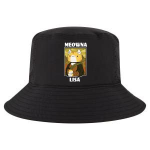 Meowna Lisa Cat Portrait Cool Comfort Performance Bucket Hat