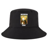 Meowna Lisa Cat Portrait Cool Comfort Performance Bucket Hat