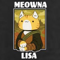 Meowna Lisa Cat Portrait Cool Comfort Performance Bucket Hat