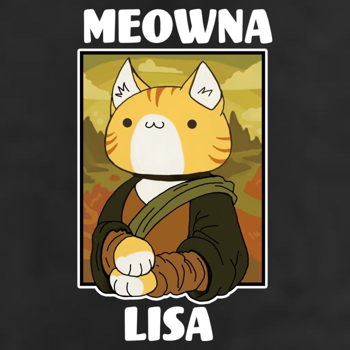 Meowna Lisa Cat Portrait Cool Comfort Performance Bucket Hat