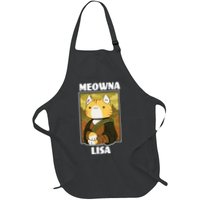 Meowna Lisa Cat Portrait Apron