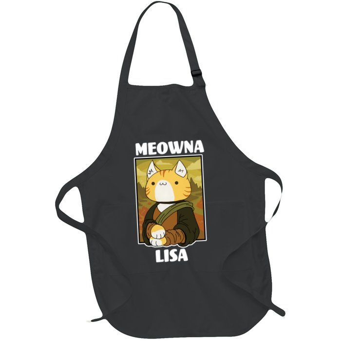 Meowna Lisa Cat Portrait Apron