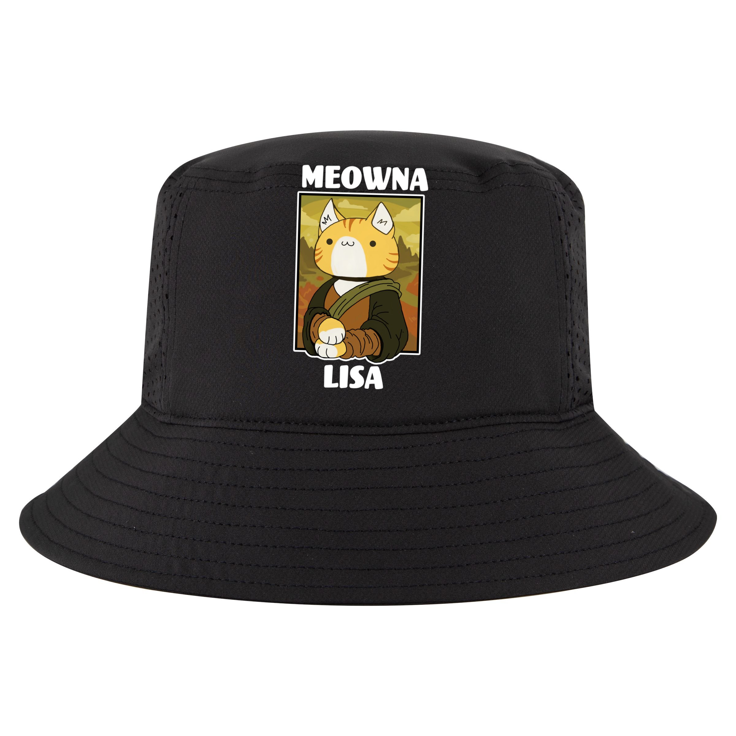 Meowna Lisa Cat Portrait Apron