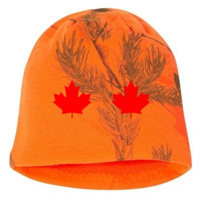 Maple Leaf Canada Day Canadian Flag Kati - Camo Knit Beanie