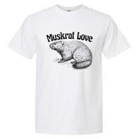 Muskrat Love Cute And Funny Unusual Family Pet Garment-Dyed Heavyweight T-Shirt