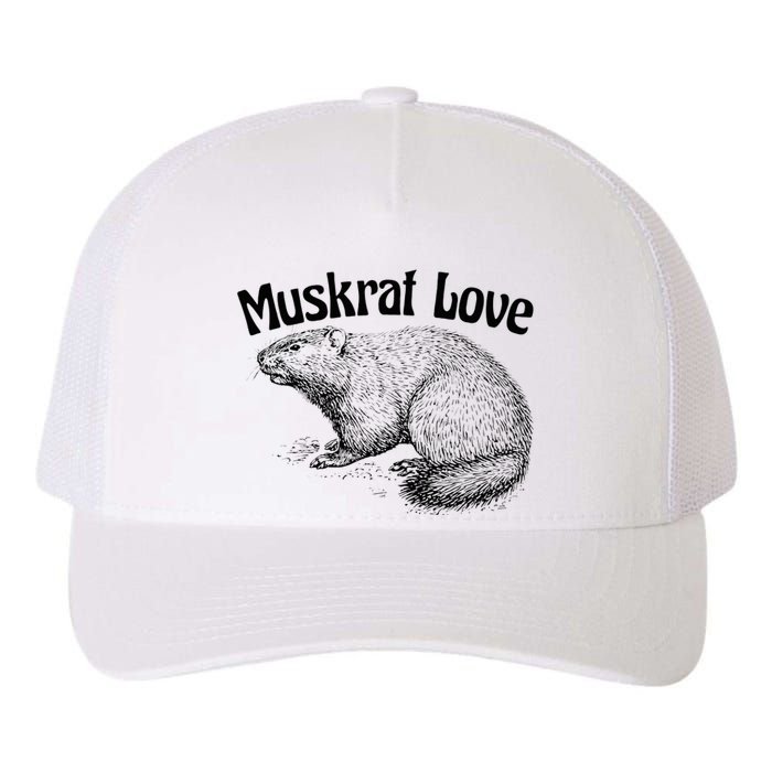 Muskrat Love Cute And Funny Unusual Family Pet Yupoong Adult 5-Panel Trucker Hat