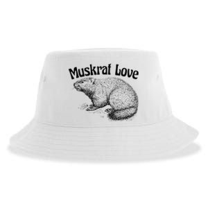 Muskrat Love Cute And Funny Unusual Family Pet Sustainable Bucket Hat