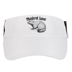 Muskrat Love Cute And Funny Unusual Family Pet Adult Drive Performance Visor