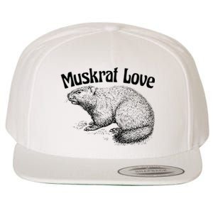 Muskrat Love Cute And Funny Unusual Family Pet Wool Snapback Cap