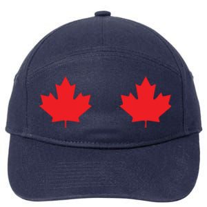 Maple Leaf Canada Day Canadian Flag 7-Panel Snapback Hat