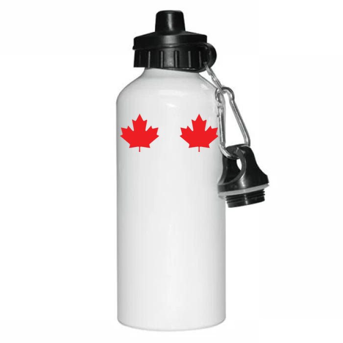 Maple Leaf Canada Day Canadian Flag Aluminum Water Bottle