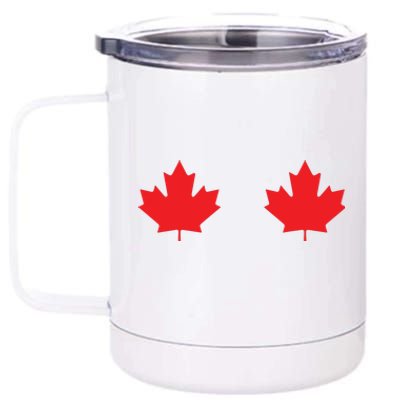 Maple Leaf Canada Day Canadian Flag 12 oz Stainless Steel Tumbler Cup