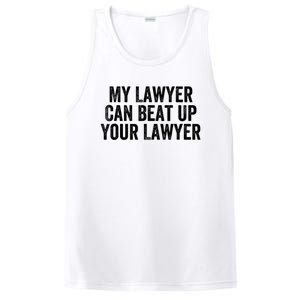 My Lawyer Can Beat Up Your Lawyer Funny Attorney Law School PosiCharge Competitor Tank