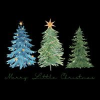 Merry Little Christmas Tree Holiday Sustainable Bucket Hat