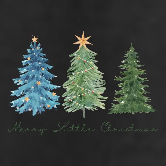 Merry Little Christmas Tree Holiday 25L Jumbo Tote
