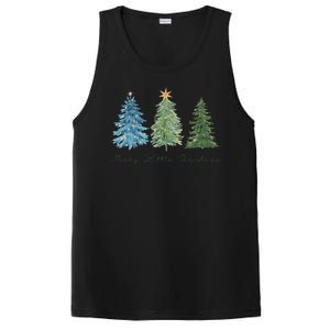 Merry Little Christmas Tree Holiday PosiCharge Competitor Tank