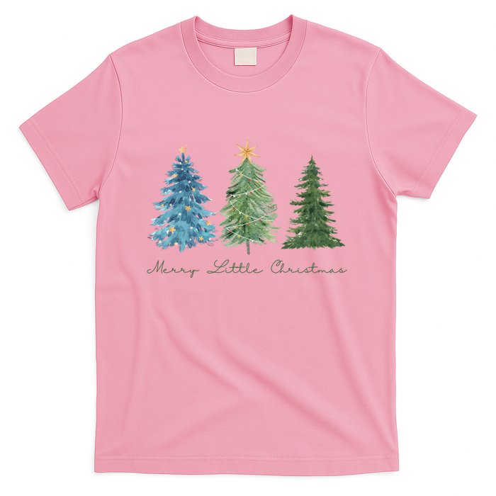 Merry Little Christmas Tree Holiday T-Shirt