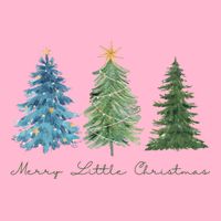 Merry Little Christmas Tree Holiday T-Shirt