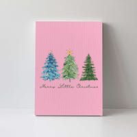 Merry Little Christmas Tree Holiday Canvas