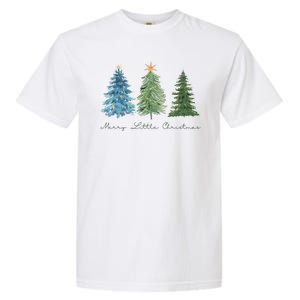 Merry Little Christmas Tree Holiday Garment-Dyed Heavyweight T-Shirt