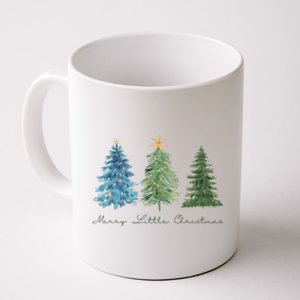 Merry Little Christmas Tree Holiday Coffee Mug