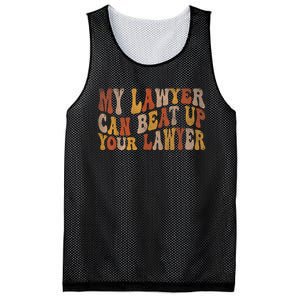 My Lawyer Can Beat Up Your Lawyer Funny Lawyer Graduation Mesh Reversible Basketball Jersey Tank