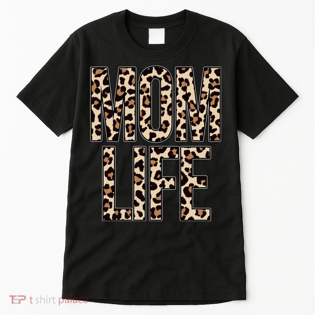 Mom Life Cheetah Print Cute Mother's Day Gift Tall T-Shirt