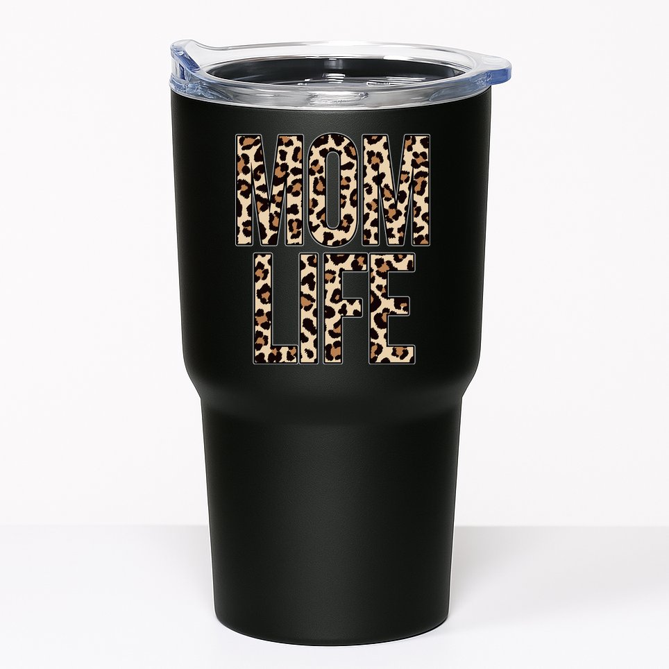 Mom Life Cheetah Print Cute Mother's Day Gift Tumbler