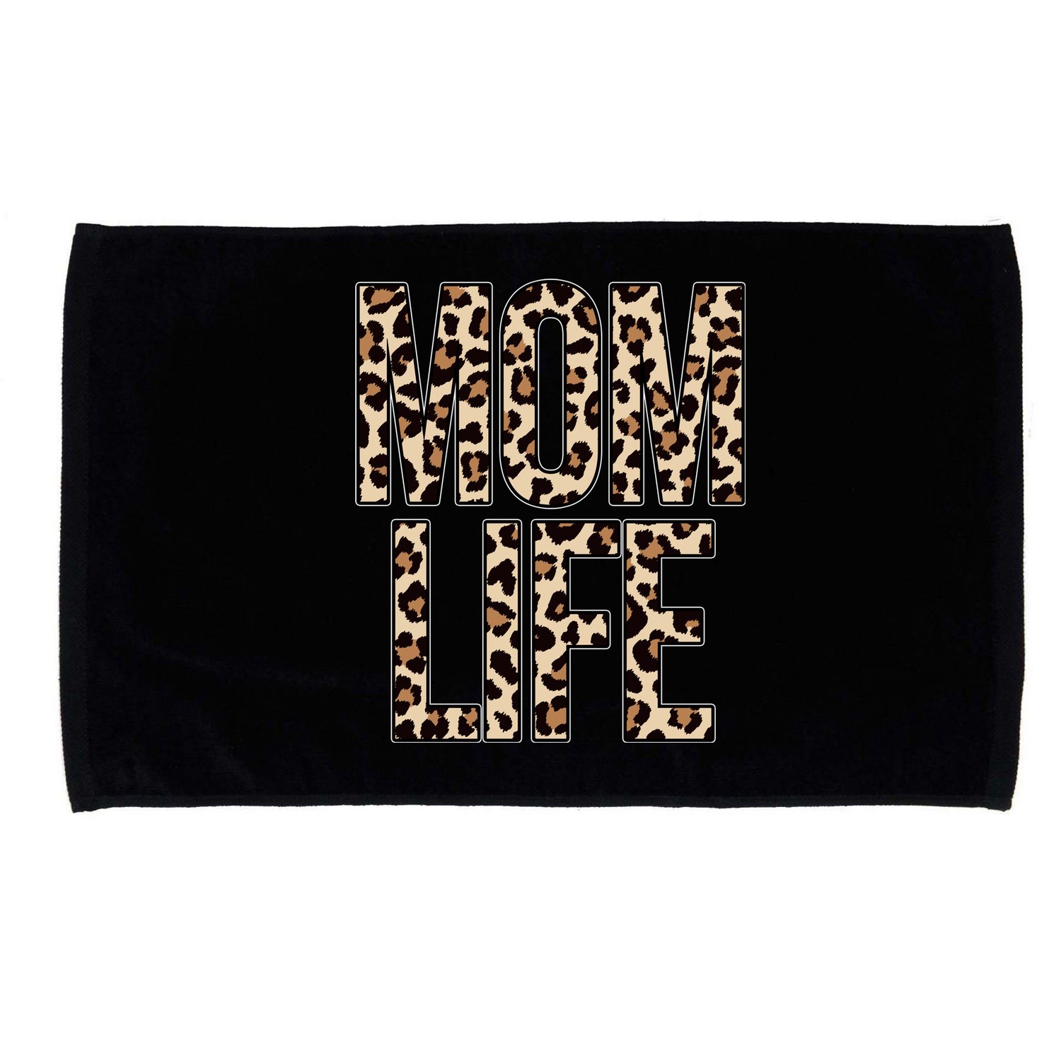 Mom Life Cheetah Print Cute Mother's Day Gift Microfiber Hand Towel