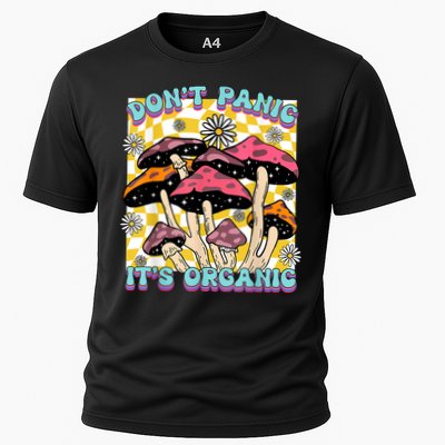 Mushroom Lover Dont Panic Its Organic Psychedelic Groovy Performance Shirt