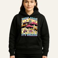 Mushroom Lover Dont Panic Its Organic Psychedelic Groovy Hoodie