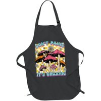 Mushroom Lover Dont Panic Its Organic Psychedelic Groovy Apron