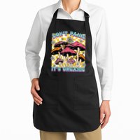 Mushroom Lover Dont Panic Its Organic Psychedelic Groovy Apron