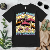 Mushroom Lover Dont Panic Its Organic Psychedelic Groovy Premium T-Shirt
