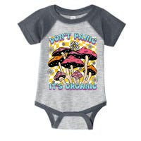 Mushroom Lover Dont Panic Its Organic Psychedelic Groovy Infant Baby Jersey Bodysuit