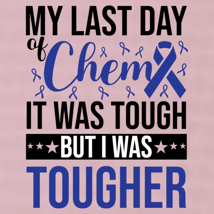 My Last Day Of Chemo It Was Tough But I Was Tougher 25L Jumbo Tote