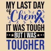 My Last Day Of Chemo It Was Tough But I Was Tougher Drawstring Bag
