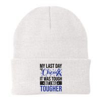 My Last Day Of Chemo It Was Tough But I Was Tougher Beanie